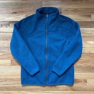 LL Bean Women’s Petite Small Full Zip Sweater Fleece Jacket